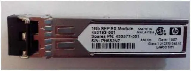 Alt view image 5 of 5 - HP 453151-B21 1000Base-SX SFP (mini-GBIC) Module