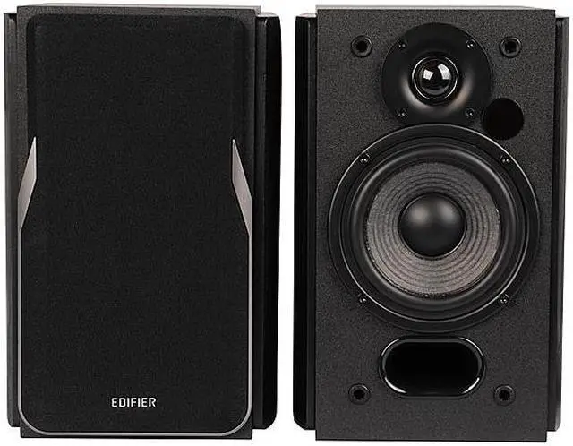 Alt view image 7 of 12 - Edifier R1380T Powered Bookshelf Speakers, 2.0 Stereo Active Near Field Monitors, Studio Monitor Speaker, 42 Watts RMS - Black (Pair)