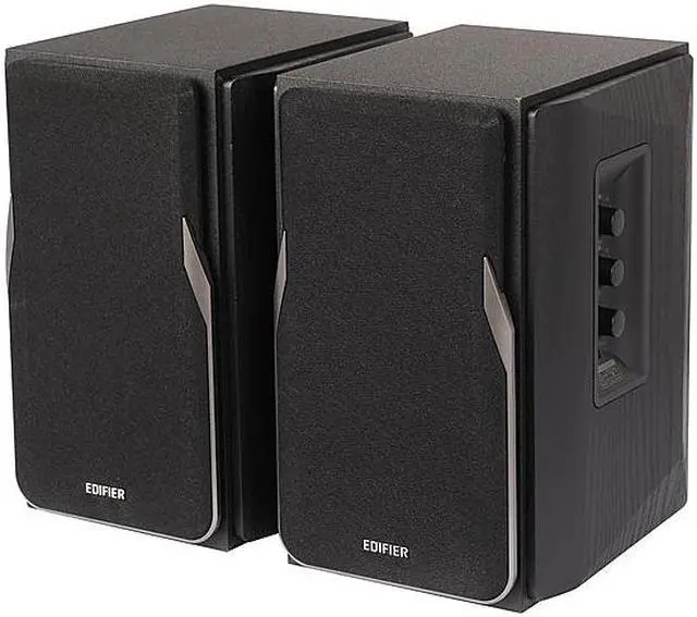 Alt view image 9 of 12 - Edifier R1380T Powered Bookshelf Speakers, 2.0 Stereo Active Near Field Monitors, Studio Monitor Speaker, 42 Watts RMS - Black (Pair)