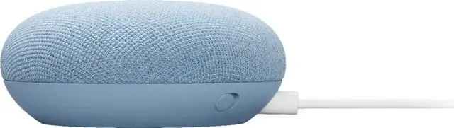 Alt view image 10 of 18 - Google Nest Mini Sky - Dual Front-firing Speakers - Built in Chromecast - 360-degree Sound - Voice Match Technology - Bluetooth? 5.0