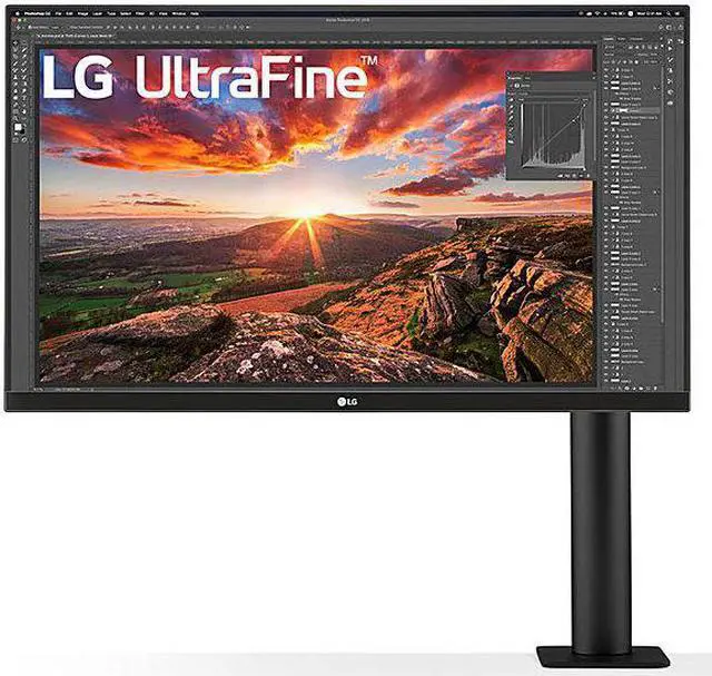 Alt view image 18 of 20 - LG 27" IPS UHD IPS Monitor for Business with Ergonomic Stand 5 ms FreeSync (AMD Adaptive Sync) HDMI, DisplayPort, USB, Audio Flat Panel UltraFine 27BN88U-B