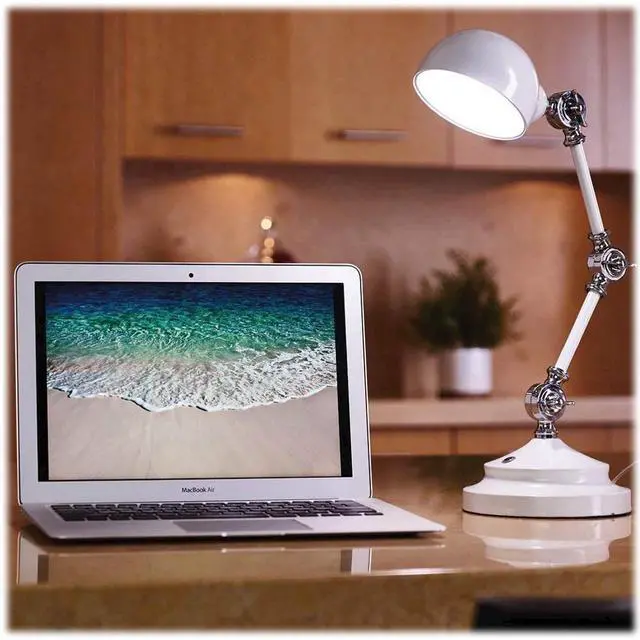 Alt view image 10 of 10 - OttLite F1485009-SHPR Wellness Series Revive LED Desk Lamp - 15.5" High - White