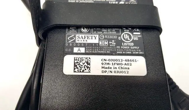 Alt view image 7 of 11 - Dell 130W AC Power Adapter 19.5V 6.7A VJCH5 JU012 WRHKW