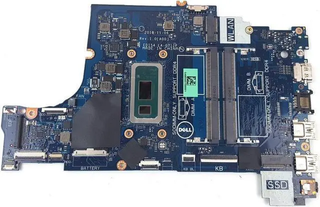 Main image of Dell Inspiron 15 3580 3583 3780 i3-8145U Motherboard TWYDT 0TWYDT LA-G712P