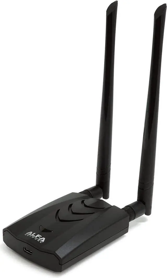 Main image of ALFA AWUS036AXML 802.11axe WiFi 6E USB 3.0 Adapter AXE3000, Tri Band 6 GHz, G...