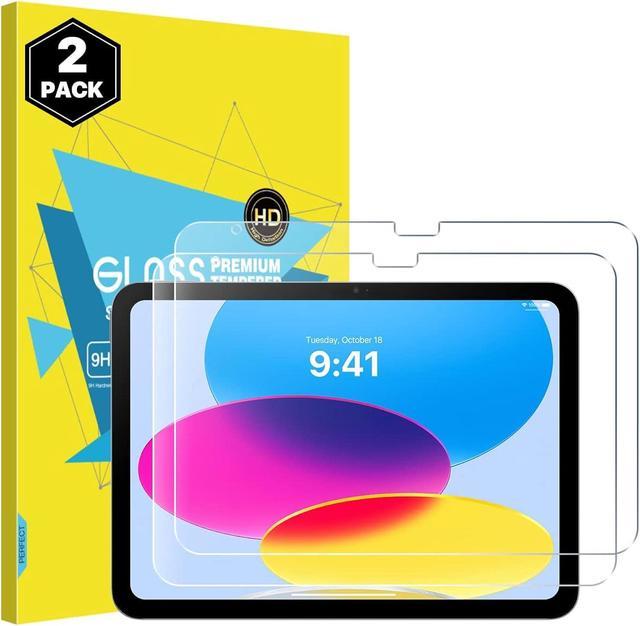 2 Pack iPad 10.9 10th Generation 2022 Screen Protector, Tempered Glass Film  Guard for iPad 10th Gen 10.9 2022 Release 