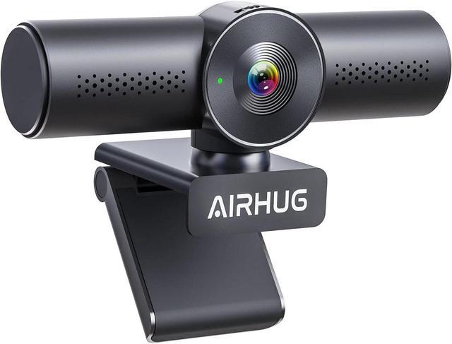  AIRHUG 2K Webcam with Microphones, USB Web Cam for Computer and  Laptop Plug & Play, Web Camera with Privacy Cover, 71°,for Streaming and  Conferencing : Electronics