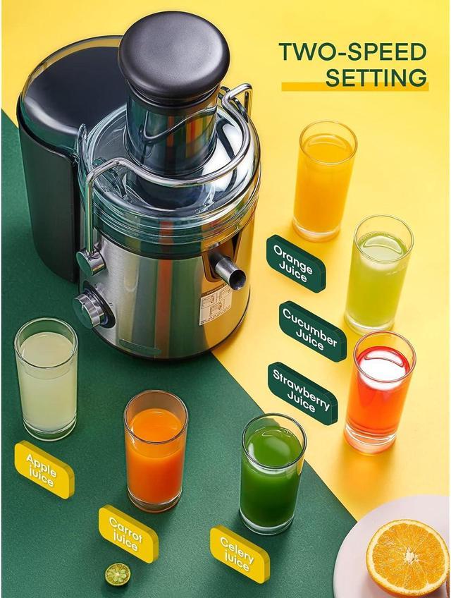 Zell Juicer Machines, Compact Centrifugal Juicer Extractor, Juice