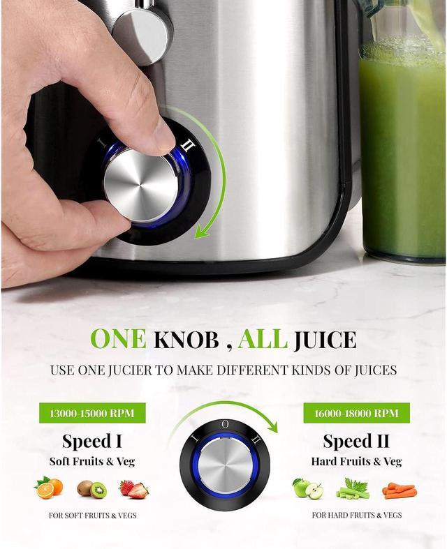 Zell Juicer Machines, Compact Centrifugal Juicer Extractor, Juice