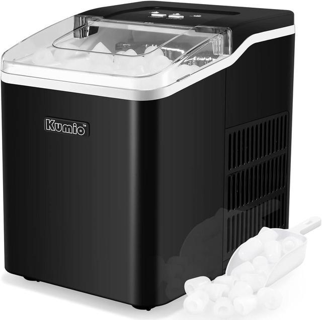 Zell Ice Machine Maker Countertop, 9 Bullet Ice Fast Making In 68 Mins,  26.5 Lbs In 24 Hrs, SelfCleaning Portable Ice Maker Machine With Scoop And  Basket, 