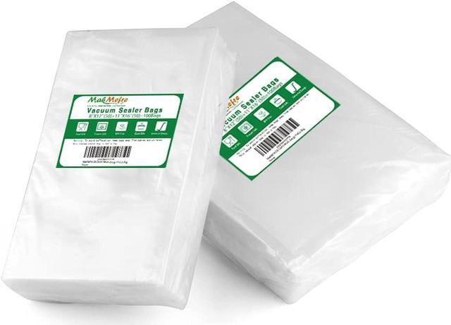 Zell 100 Count Vacuum Sealer Bags 50 Each Size Quart 8 X 12 And
