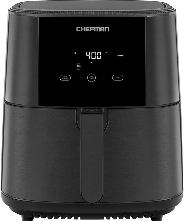 CHEFMAN Small Air Fryer Healthy Cooking, Nonstick, User Friendly and  Digital Touch Screen, w/ 60 Minute Timer & Auto Shutoff, Dishwasher Safe  Basket