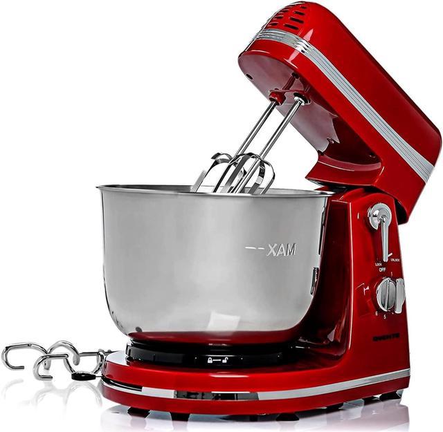 Stand Mixer w/ 6 Qt Stainless Steel Mixing Bowl, Beater, & Dough