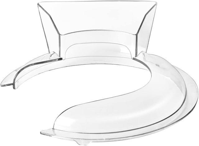 Zell Kitchen Pouring Shield W10616906 Universal Pouring Chute And Prevent  Splattering For 4.5 And 5 Quart Polished Or Brushed Stainless Steel  TiltHead Stand Mixer Bowls Only By Miflus 