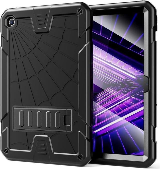 Zell Lenovo Tab M10 Plus Case 10.6 Inch 2022 3Rd Gen With Screen Protector  Stand  Heavy Duty Rugged Kids Case For Tablet Lenovo M10 Plus 10.6  (Black) 