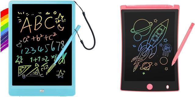 Zell Lcd Writing Tablet, Colorful Doodle Board Drawing Pad For