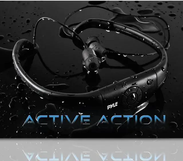 Alt view image 9 of 11 - Pyle PSWP8BK Active Action Waterproof MP3 Player