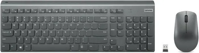 Alt view image 8 of 14 - Lenovo Select Wireless Modern Combo (Storm Grey) - US English