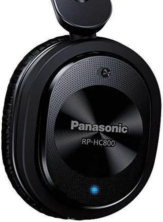 Alt view image 7 of 18 - Premium Noise Cancelling Over-the-Ear Headphones with Travel Case RP-HC800-K - Black