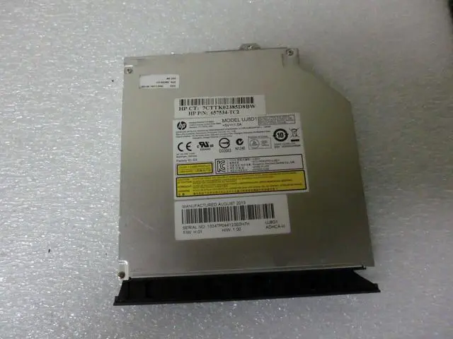 Main image of HP DVDRW CDRW SATA Drive UJ8D1 657534-TC2 684329-001