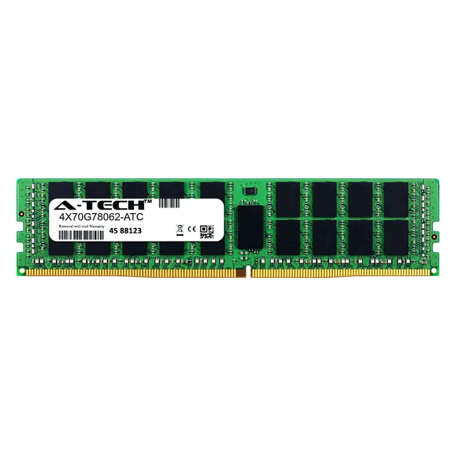Main image of 16GB DDR4 PC4-17000R RDIMM (Replacement for Lenovo 4X70G78062) Server Memory RAM