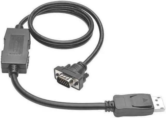 Alt view image 6 of 15 - Tripp Lite P581-010-VGA-V2 10 ft. DisplayPort 1.2 to VGA Active Adapter Cable, DP with Latches to HD15 (M/M), 1920x1200/1080p