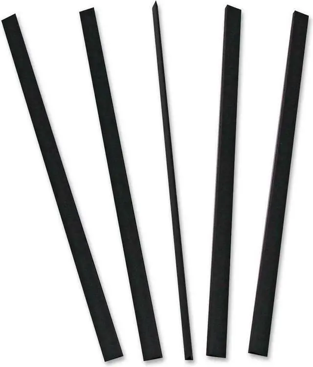 Alt view image 6 of 11 - C-Line 34551 Binding Bars Only, 11 x 1/8, Black - 100/Box - CLI-34551