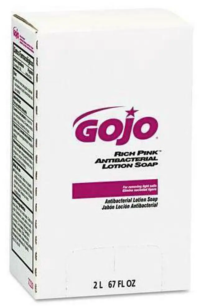 Alt view image 8 of 17 - Gojo Industries, Inc Lotion Soap Antibacterial 2000mL Citrus Scent Pink 722004