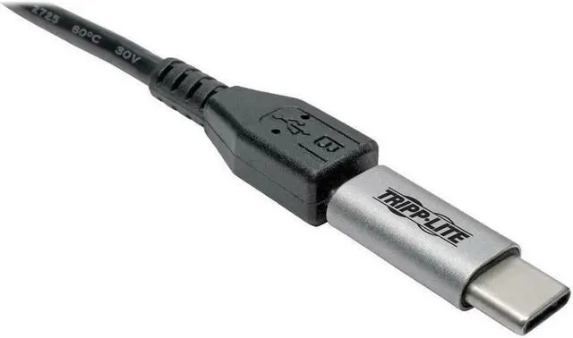 Main image of Tripp Lite USB 2.0 Hi-Speed Adapter, USB-C to USB Micro-B (M/F)