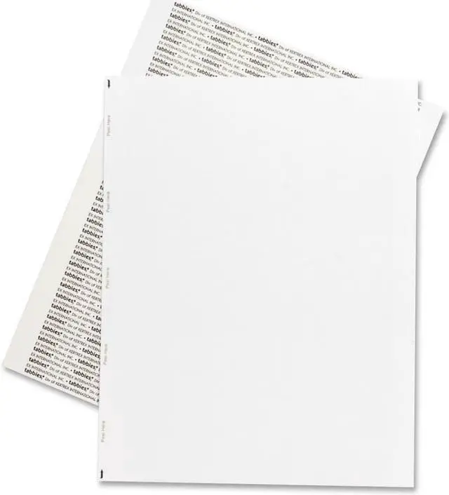 Alt view image 6 of 11 - Tabbies TAB59533 Transcription Label- Unruled- 1-Sheet- 8-.50in.x11in.- White