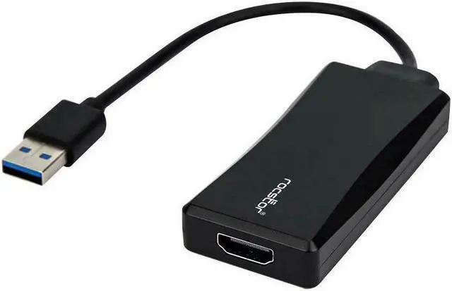 Alt view image 8 of 14 - Rocstor Premium Usb To Hdmi Adapter - Usb 3.0 To Hdmi External Usb Video Graphics Adapter - Resolutions Up To 1920X1200 1080P- 1X Usb 3