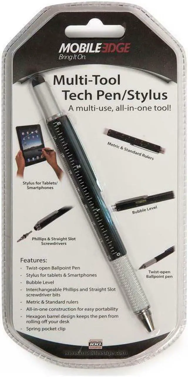 Alt view image 9 of 15 - BLACK MULTI-TOOL STYLUS/PEN