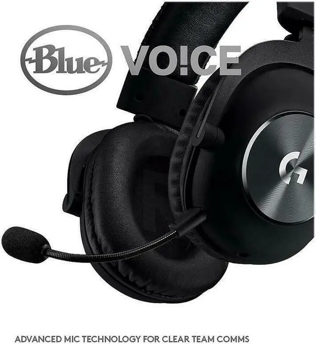 Alt view image 4 of 20 - Logitech PRO X 981-000817 Wired Over-the-Ear Gaming Headset Black