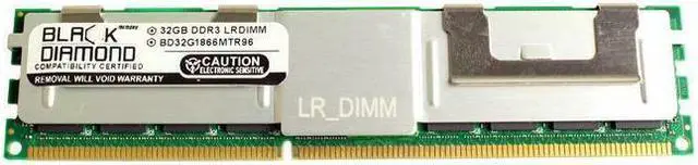 Main image of Black Diamond Memory 32GB 240-Pin DDR3 SDRAM DDR3 1866 (PC3 14900) ECC Load Redu