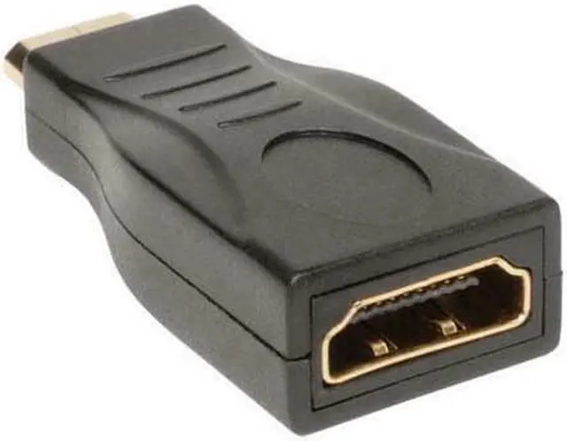 Alt view image 3 of 10 - Tripp Lite HDMI to HDMI Adapter HDMI-F to Mini HDMI-M 1080p M/F