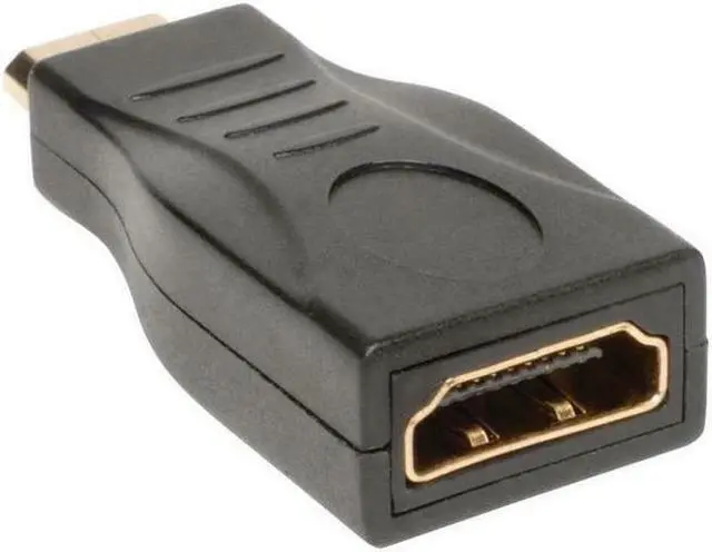Alt view image 2 of 10 - Tripp Lite HDMI to HDMI Adapter HDMI-F to Mini HDMI-M 1080p M/F