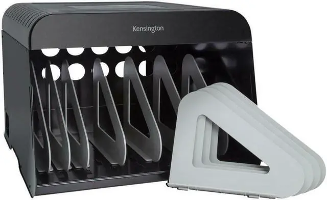 Alt view image 13 of 20 - Kensington Universal AC Charge Station for up to 14" Devices - Metal