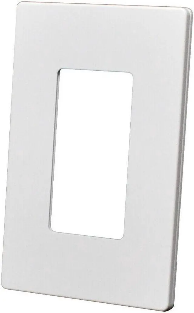 Alt view image 2 of 10 - 25Pcs 1 Gang Screwless Snap On Decorator Wall Plate White