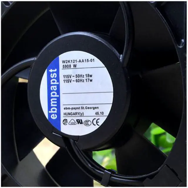 Main image of For EBMPAPST TYP 5908 W 1125V 18W 12738 12.7CM high temperature resistant high-end cooling fan