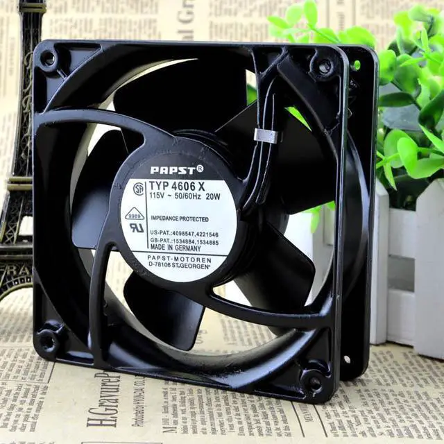 Alt view image 2 of 4 - For original Germany EBMPAPST 119X38mm AC 115V TYP 4530N full metal fan