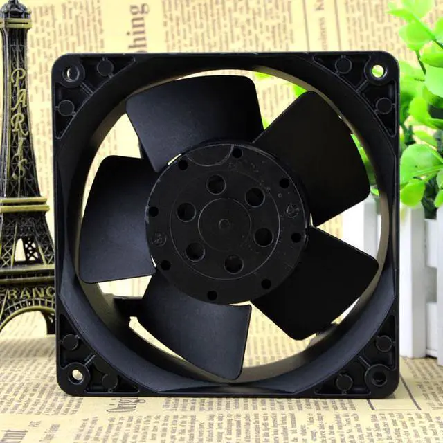 Alt view image 3 of 4 - For EBMPAPST 12038 230V 12CM 4650N-465/A01 All metal high temperature cooling fan
