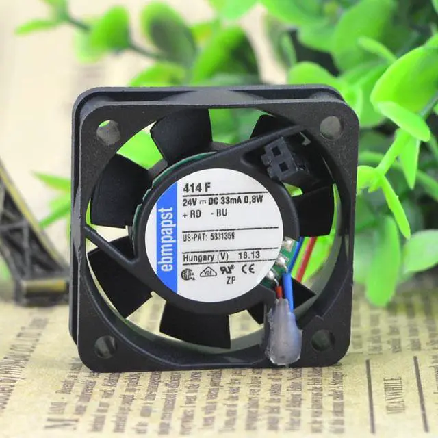 Alt view image 4 of 4 - For the new German EBMPAPST TYP 414F 24V 0.8W 4CM 4010 inverter cooling fan