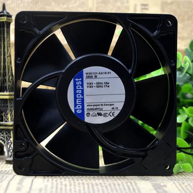 Alt view image 3 of 4 - For EBMPAPST TYP 5908 W 1125V 18W 12738 12.7CM high temperature resistant high-end cooling fan
