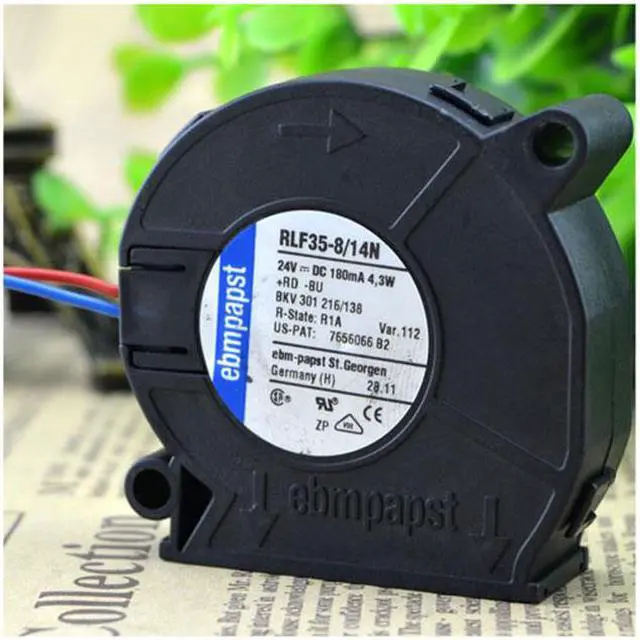 Main image of For original German ebmpapst turbo blower 24V 180MA 4.3W RLF35-8/14N double ball