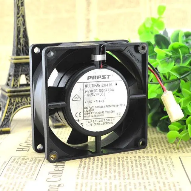 Alt view image 4 of 4 - For New Germany EBMPAPST MULTIFAN8314HL 24V 4.3W 8032 8CM Cooling Fan