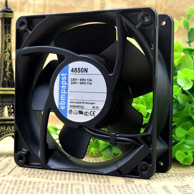 Alt view image 2 of 4 - For Germany ebmpapst TYP 4850N 230V 17/18W 120*120*38MM cooling fan