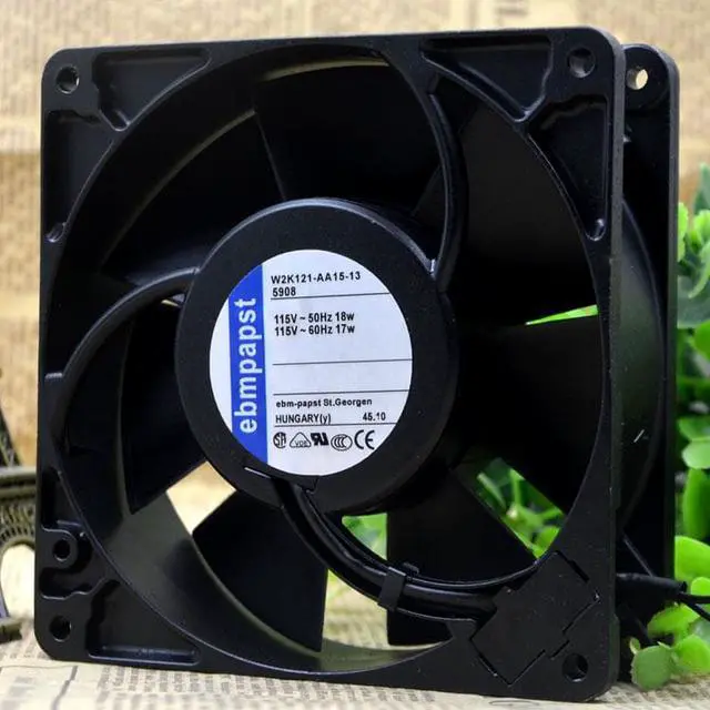 Alt view image 2 of 4 - For EBMPAPST W2K121-AA15-13 TYP 5908 115V 12738 12.7cm Cooling Fan