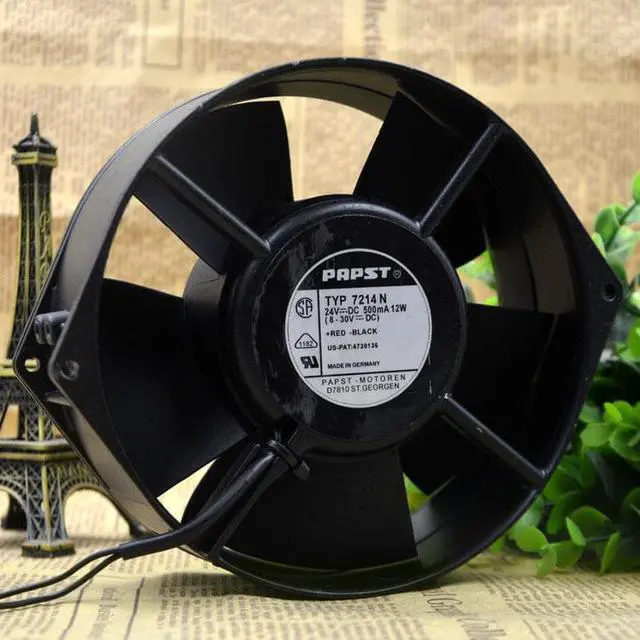Alt view image 4 of 4 - For Germany EBMPAPST 24V 12W 150*55MM inverter cooling fan TYP 7214N