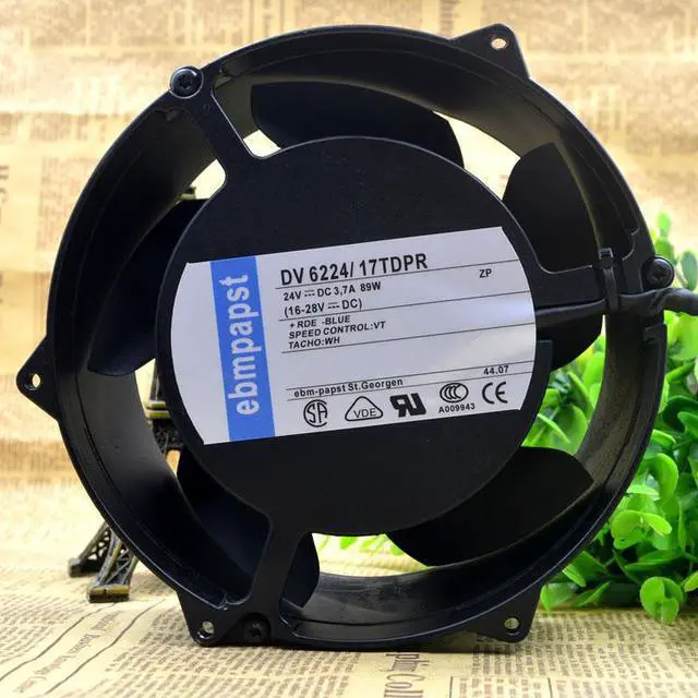 Alt view image 3 of 4 - For Original EBMPAPST Fan DV 6224/17TDPR 17CM 24V 89W Cooling Fan