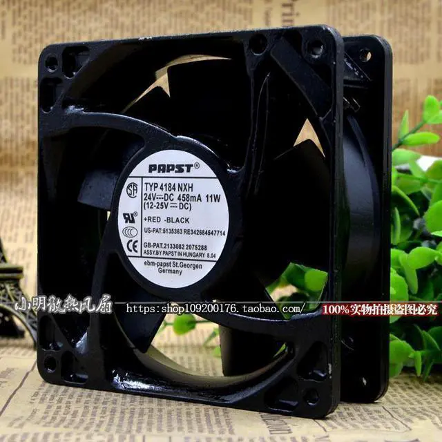 Alt view image 2 of 4 - For ebmpapst IBP 4184NXH 12038 24V11W full metal fan cooling fan